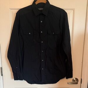 AXIS Black Button-Up Shirt